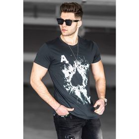 Madmext 4465 Füme Erkek T-shirt