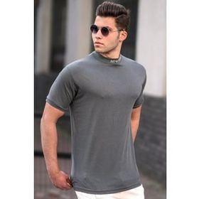 Madmext 4465 Füme Erkek T-shirt