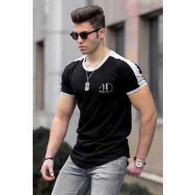 Madmext 4472 Siyah Erkek Tişört