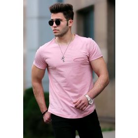 Madmext 4474 Pudra Erkek T-Shirt
