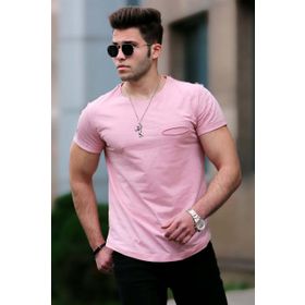 Madmext 4474 Pudra Erkek T-Shirt