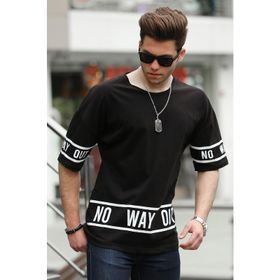 Madmext 4483 Siyah Erkek T-shirt