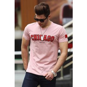 Madmext 4485 Pudra Erkek T-shirt