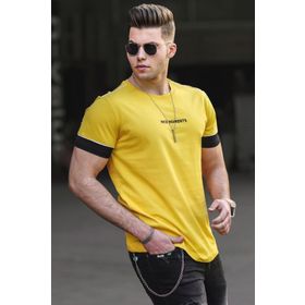 Madmext 4513 Sarı Erkek T-shirt