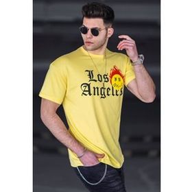 Madmext 4513 Sarı Erkek T-shirt