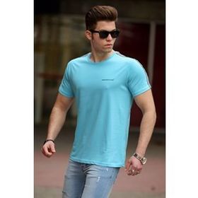 Madmext 4513 Turkuaz Erkek T-shirt