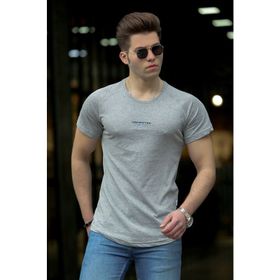 Madmext 4516 Gri Erkek T-shirt