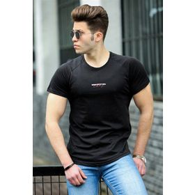 Madmext 4516 Siyah Erkek T-shirt