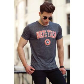 Madmext 4519 Antrasit Erkek T-shirt