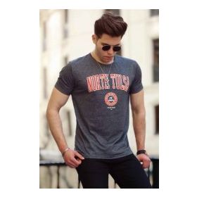 Madmext 4519 Antrasit Erkek T-shirt