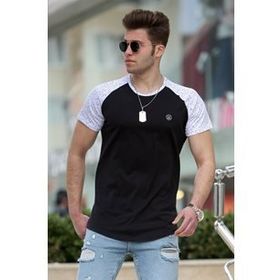 Madmext 4523 Siyah Basic Erkek T-shirt
