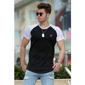 Madmext 4523 Siyah Basic Erkek T-shirt