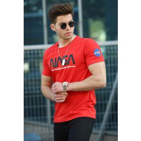Madmext 4525 Kırmızı Erkek T-shirt
