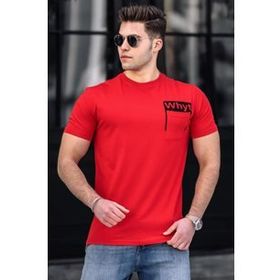 Madmext 4525 Kırmızı Erkek T-shirt