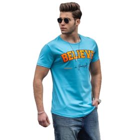 Madmext 4540 Neon Nakış Baskılı Erkek T-shirt