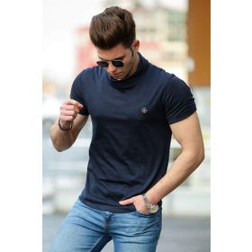 Madmext 4554 Lacivert Erkek T-shirt