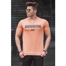 Madmext 4588 Turuncu Erkek T-shirt
