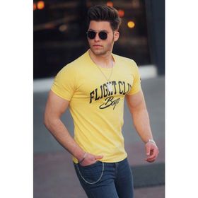 Madmext 4591 Sarı Erkek T-shirt