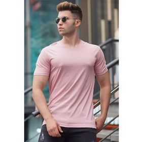 Madmext 4598 Basic V Yaka Erkek T-shirt