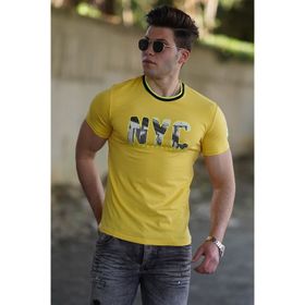 Madmext 4606 Sarı Erkek T-shirt