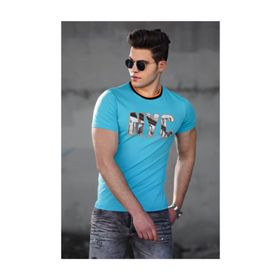 Madmext 4606 Turkuaz Erkek T-shirt