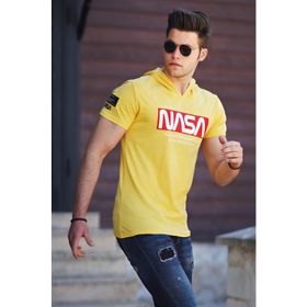 Madmext 4629 Sarı Erkek Tişört