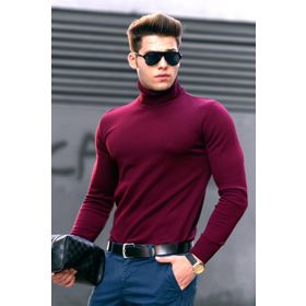 Madmext 4656 Bordo Erkek Kazak