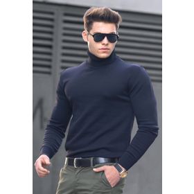Madmext 4656 Lacivert Erkek Kazak