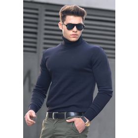 Madmext 46560 Lacivert Erkek Kazak