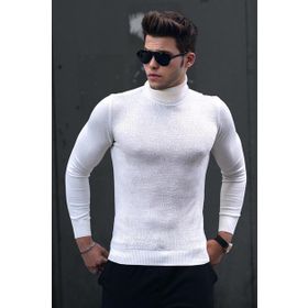 Madmext 4657 Hardal Erkek Kazak