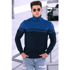 Madmext 4675 Saks Erkek Kazak