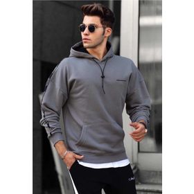 Madmext 4721 Antrasit Erkek Sweatshirt