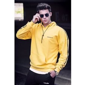 Madmext 4721 Sarı Erkek Sweatshirt