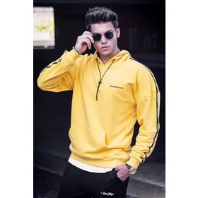 Madmext 4721 Sarı Erkek Sweatshirt