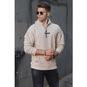 Madmext 4722 Siyah Erkek Sweatshirt