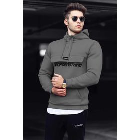 Madmext 4729 Gri Erkek Sweatshirt