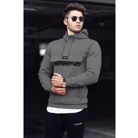 Madmext 4729 Gri Erkek Sweatshirt