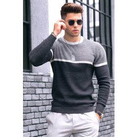Madmext 4734 Bordo Erkek Kazak