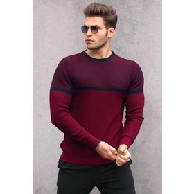 Madmext 4734 Bordo Erkek Kazak