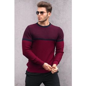 Madmext 4734 Bordo Erkek Kazak