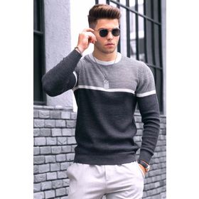 Madmext 4734 Bordo Erkek Kazak