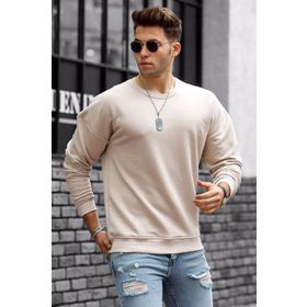 Madmext 4782 Bordo Erkek Sweatshirt