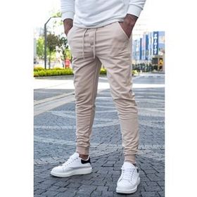 Madmext 4821 Bej Erkek Eşofman