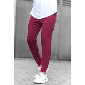Madmext 4821 Bordo Paçası Lastikli Erkek Eşofman