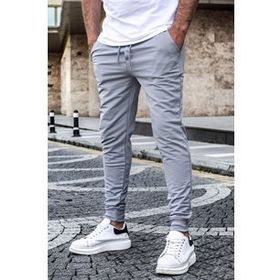 Madmext 4821 Füme Paçası Lastikli Erkek Eşofman