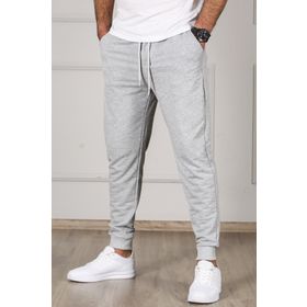 Madmext 4821 Gri Paçası Lastikli Erkek Eşofman