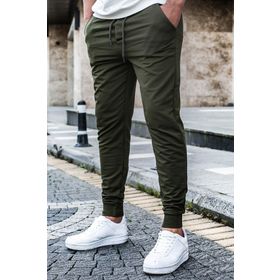 Madmext 4821 Haki Paçası Lastikli Erkek Eşofman