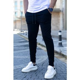 Madmext 4821 Lacivert Paçası Lastikli Erkek Eşofman