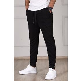 Madmext 4821 Siyah Paçası Lastikli Erkek Eşofman