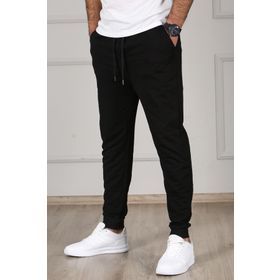 Madmext 4821 Siyah Paçası Lastikli Erkek Eşofman